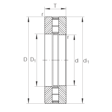 55 mm x 100 mm x 33,3 mm Bore Diameter (mm) INA 89311-TV Thrust Roller Bearings