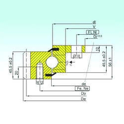 240 mm x 500 mm x 155 mm outer ring type: ISB EBL.20.1094.200-1STPN Thrust Ball Bearings