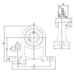 Bore Diameter (mm) KOYO UCPH209-26 Bearing Units