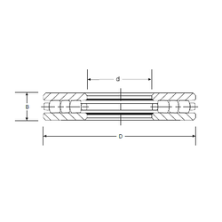 90 mm x 125 mm x 18 mm Width (mm) SIGMA RT-731 Thrust Roller Bearings