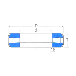 75 mm x 115 mm x 20 mm Bore Diameter (mm) Timken T201 Thrust Roller Bearings